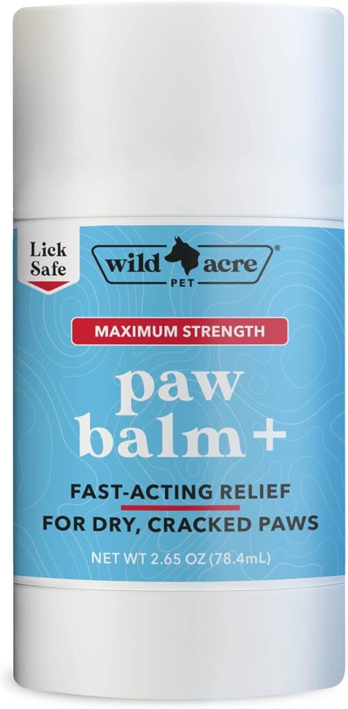 Wild Acre Dog Paw Balm 2.65oz - Paw Balm for Dogs in an Easy Stick Applicator - Dog Paw Protector for Dry, Cracked Paws